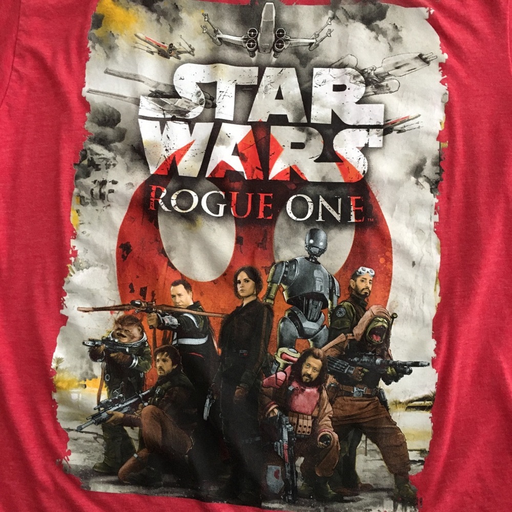 Star Wars | Red Rogue One T-Shirt - Picture 4 of 7